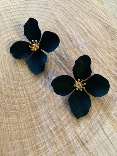 Midnight Dahlia Earrings