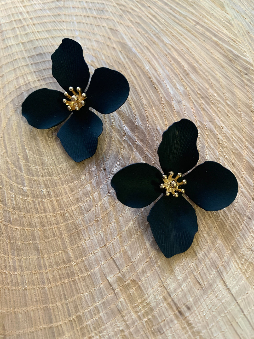 Midnight Dahlia Earrings