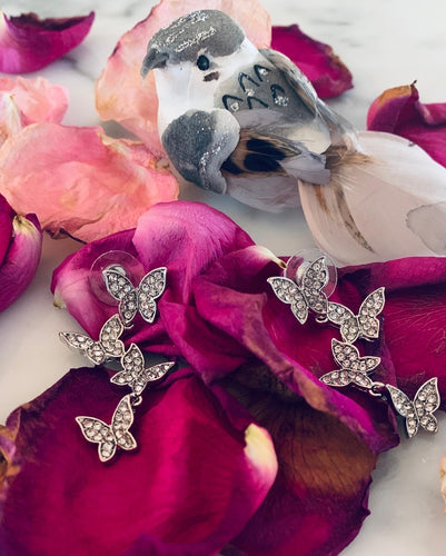 Butterfly Waterfall Earrings (Small)