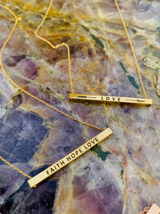 Empowerment Bar Necklace